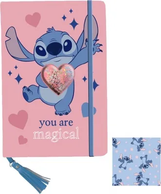 Produktbild von Stitch rosa Paso Radiergummi Tagebuch A5 96k Raster