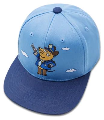 Produktbild von Koaa Kinder Snapback Cap Maus Pilot, blau, Gr. 3-8 Jahre
