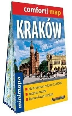 Zdjęcie produktu dla Krakow laminowany plan miasta mini 1:20 000