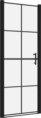 Obrázok produktu pre vidaXL Sprchové dvere z tvrdeného skla 91x195 cm čierne