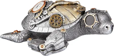 Produktbild von Casablanca by Gilde Poly Skulptur Steampunk Turtle, Schildkröte, Dekofigur, Dekoration, Kunstharz, 37472