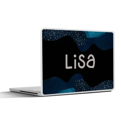 Produktbild von MuchoWow® Laptop Aufkleber Sticker Cover Lisa - Pastell - Mädchen 32.5x23.5 cm - Sticker für Laptop - Selbstklebend