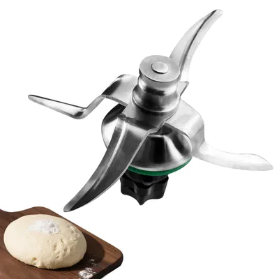 Ersatzmesser-Set Edelstahl mit Dichtung, kompatibel mit Thermomix TM5/TM6