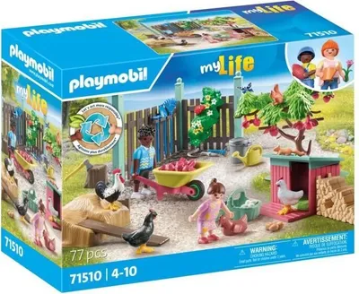 Immagine prodotto di PLAYMOBIL My Life Pollaio e giardino, 71510, 77 pezzi, dai 4 anni in su