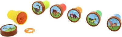 Produktbild von trendhaus Dinosaurier-Arten Stempel selbstfärbend, sortiert (1 Stück) 6-FACH SORT.