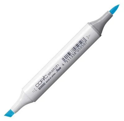 Immagine prodotto di COPIC Sketch Pennello e scalpello a doppia faccia, B0000 Celestino pallido