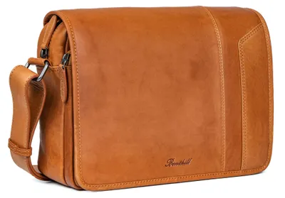 Produktbild von Benthill Umhängetasche Echt Leder | Herren & Damen Messenger Bag aus hochwertigem Rindsleder | Vintage Schultertasche Aktentasche