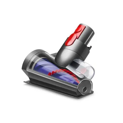 A close-up studio shot of a vacuum cleaner attachment.