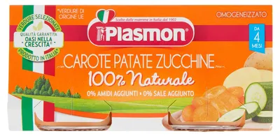 Obrázek produktu pro Plasmon 70167207, 80 g, Mrkev, Brambor, Cuketa