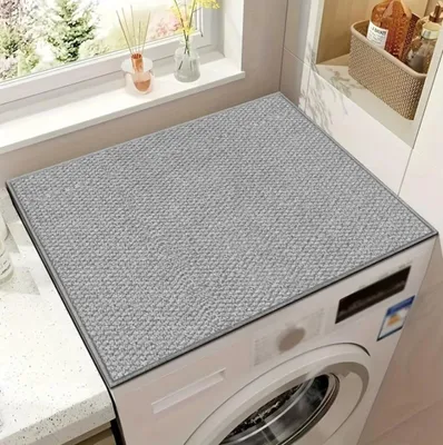 Produktbild von Waschmaschinenschutz - 60 x 60 cm - Trocknerauflage - Schützt Haushaltsgeräte - für Waschmaschine, Trockner, Kühlschrank, Kleinmöbel – grau