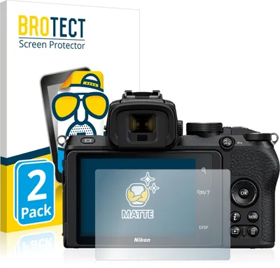 Produktbild von 2x BROTECT Schutzfolie für Nikon Z 50 Displayschutz Displayschutzfolie Folie Matt Entspiegelungsfolie