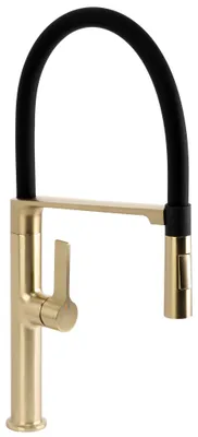 Zdjęcie produktu dla Bateria Kuchenna Rea Lago Brush Gold