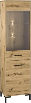 Zdjęcie produktu dla Witryna wysoka NIKOLA dąb artisan