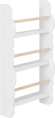 Obrázek produktu pro Happy knihovna pro děti – skříňka na hračky do dětského pokoje – úložná skříňka – knihovna – dřevo – Black Friday – vánoční dárek