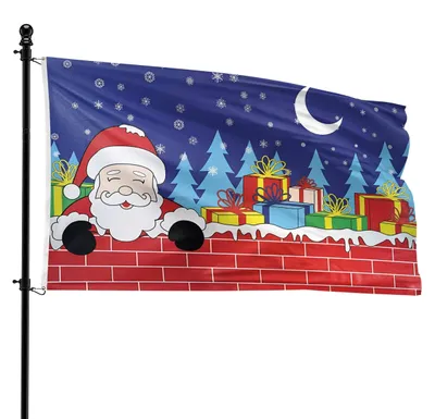 Image de Drapeau Kerstman – 90 x 150 cm