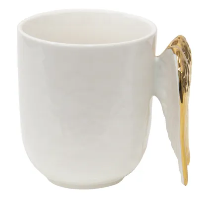 Image de Clayre & Eef Tasse 350 ml Blanc Céramique Ailes