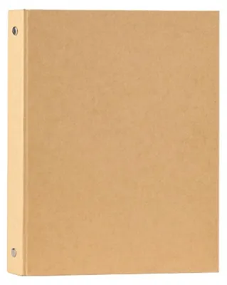 Immagine prodotto di INF Album Fotografico A4 Carta Kraft Copertina Rigida, Rilegabile 3 Fori