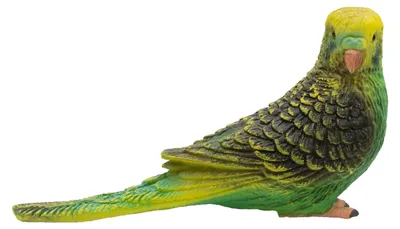 Produktbild von Spielfigur Papagei Wellensittich - ca. 5,1 cm - Handbemalt und PVC-frei - Ab 3 Jahren