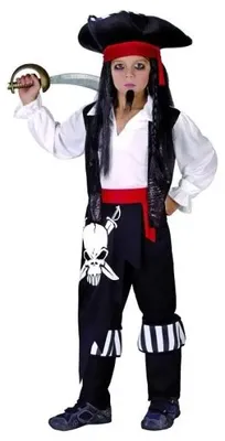Immagine prodotto di Costume da pirata, taglia 120/130 cm - Godan