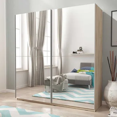Produktbild von Kleiderschrank 150 cm MELODY 3 – Eiche sonoma
