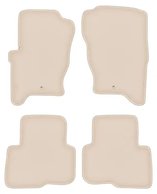 Productafbeelding van Velours automatten voor Land Rover Discovery III 2004-2011 (SUV) – 4-delig, beige, op maat – Wielganizator FORTUNA