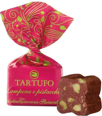 Produktbild von Antica Torroneria Piemontese Tartufi Raspberry & Pistacchio 1kg