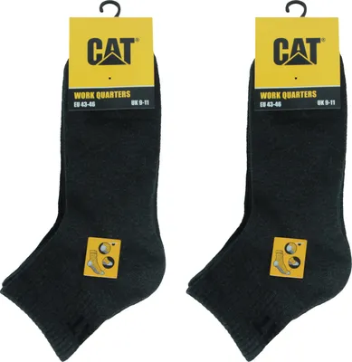 Immagine prodotto di Caterpillar 6 paia di calze a quarti / calze da lavoro Punta rinforzata tallone Antracite43-46