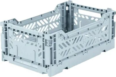 Produktbild von Aykasa Faltbox Klappbox PALE BLUE blaugrau mini