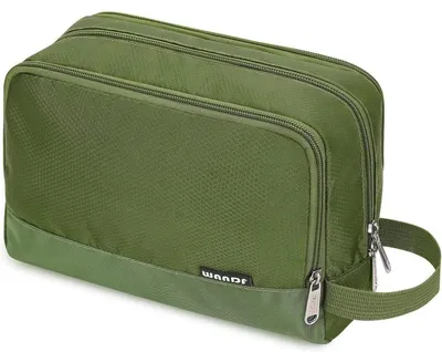 Produktbild von Kulturbeutel Reise Kosmetiktasche Toilettenorganizer Armee Grün