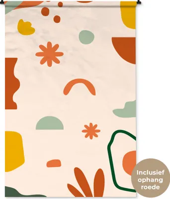 Produktbild von MuchoWow® Wandteppich Wandbehang Design - Sommer - Abstrakt 120x180 cm Tapisserie Dekoration Wandtuch - Schlafzimmer - Dekorationen für das Haus