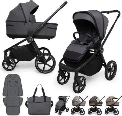Obrázek produktu pro MUUVO Kočárek kombinovaný Five 2v1 Iron Graphite