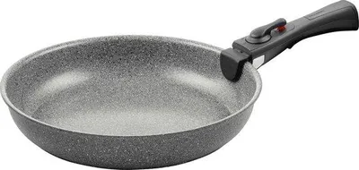 Productafbeelding van Keramische Koekenpan 24 cm met Afneembare Handgreep - Geschikt voor Inductie