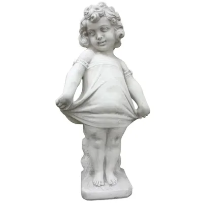 Produktbild von Sternen Mädchen groß für den Garten zur Dekoration, aus Steinguss Neu Frostfest Witterungsbeständig, Schöne Steinfigur Gartenfigur Skulptur  ST-247