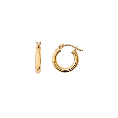 Produktbild von Xenox XG9K6011G Creolen Ohrringe Damen Fine Klein Gelbgold 375/-