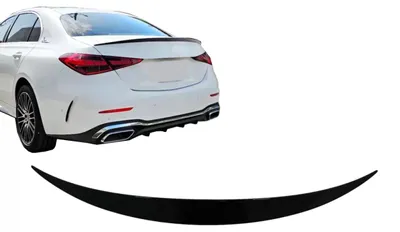 Imagen del producto de Spoiler para el maletero de Mercedes Clase C W206, modelo berlina, a partir de 2021, color  brillante.