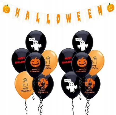 Produktbild von Halloween-Set, Luftballons, Banner