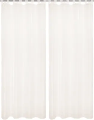 Produktbild von HOME WOHNIDEEN Nessi 2Er Set 245 X 135 cm 2x Fertigschal Wollweiß