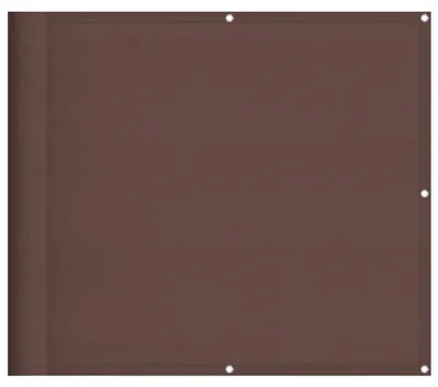 Produktbild von vidaXL Balkon-Sichtschutz Braun 90x800 cm 100 % Polyester-Oxford