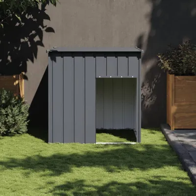 Immagine prodotto di Canile - Cuccia per cani - Canile esterno - Alloggio per cani - Canile - Tetto in acciaio zincato - Resistente alle intemperie