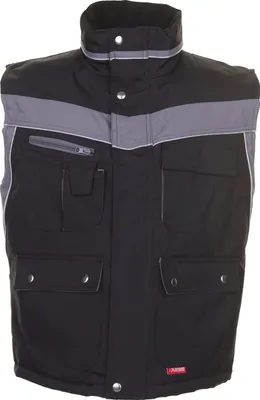 Produktbild von Größe L Herren Planam Plaline Winter Winterweste schwarz zink Modell 2580