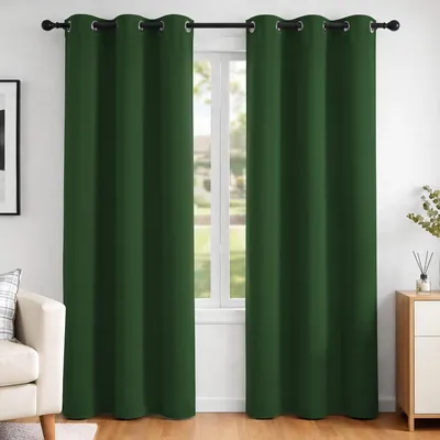 Zdjęcie produktu dla Zasłony zaciemniające z przelotkami, 107 x 214 cm, zestaw 2 sztuk