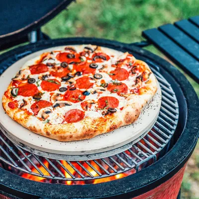 Zdjęcie produktu dla Klasyczny kamień do pizzy o średnicy 15 cali - KJ-PS23