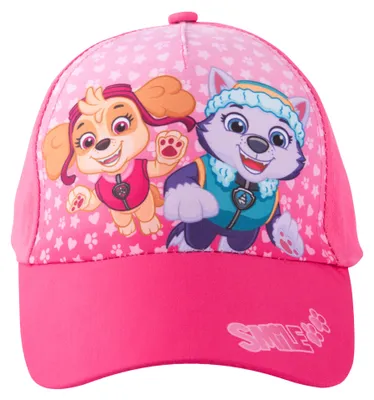 Produktbild von Paw Patrol Kappe für Mädchen - Smile - Kinder Cap Basecap Baseballkappe Sonnenschutz Rosa/Pink
