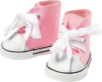Produktbild von Puppenschuhe Chucks rosa Puppenbekleidung für Puppe 43 cm