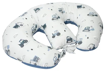 Produktbild von Bellochi Premium Zwillingsstillkissen XXL Baumwolle - Ergonomisches Doppel-Stillkissen für Zwillinge zum Stillen & Fläschchengeben - Antiallergische Lagerungshilfe & Rückenentlastung, 100x57cm
