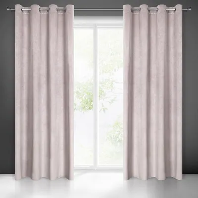 Obrázek produktu pro Záclona LILI starorůžová 140x250 cm závěs s očky