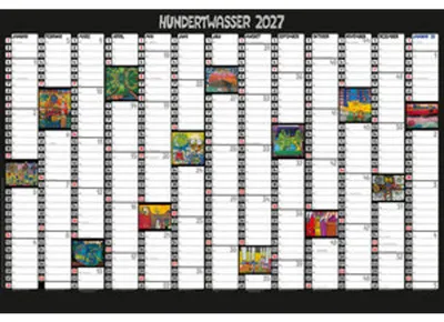 Obrázok produktu pre Hundertwasser Mini-Jahresplaner Art 2027