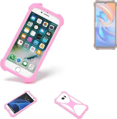 Produktbild von K-S-Trade Handy Hülle kompatibel mit Blackview BV9200 Schutz Hülle Bumper Silikon Schutz Hülle Cover Case Silikoncase Silikonbumper TPU Softcase
