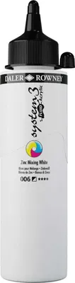 Produktbild von Daler Rowney System3 Acrylfarbe Zinc Mixing White 250 ml 1 Stck