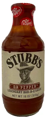 Image de Sauce barbecue STUBB'S Dr Pepper 450 ml